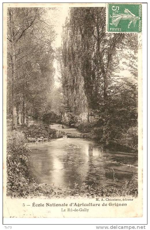 CpF0314 - Ecole Nationale D'Agriculture De GRIGNON - Le Rû De Gally - (78 - Yvelines) - Grignon