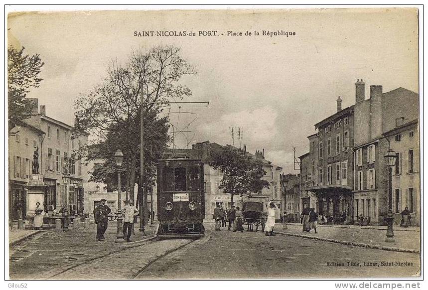 54 --  Saint Nicolas Du Port -- Place De La République -- Tramway  --- - Saint Nicolas De Port