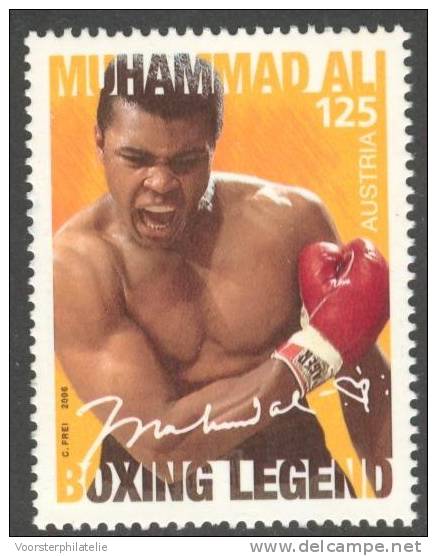 AUSTRIA 2006 ANK 2601 MUHAMMED ALI BOXING - Unused Stamps