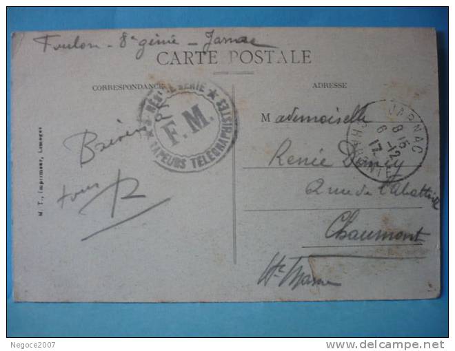JARNAC // 16 //  Les Quais Des Années 1900 ( Beau Tampon Au Verso ) - Jarnac