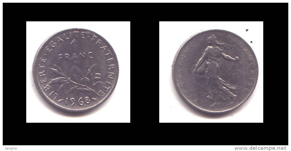 1 FR 1968 TYPE SEMEUSE - 1 Franc