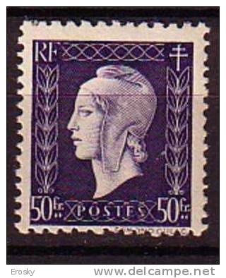 M2708 - FRANCE Yv N°701 ** - 1944-45 Marianne Van Dulac