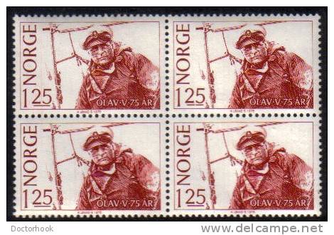 NORWAY   Scott #  731-2**  VF MINT NH Blk4 - Unused Stamps