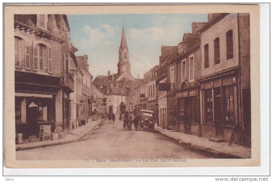 56.075/ GUER - La Rue St Gurval - Guer Coetquidan