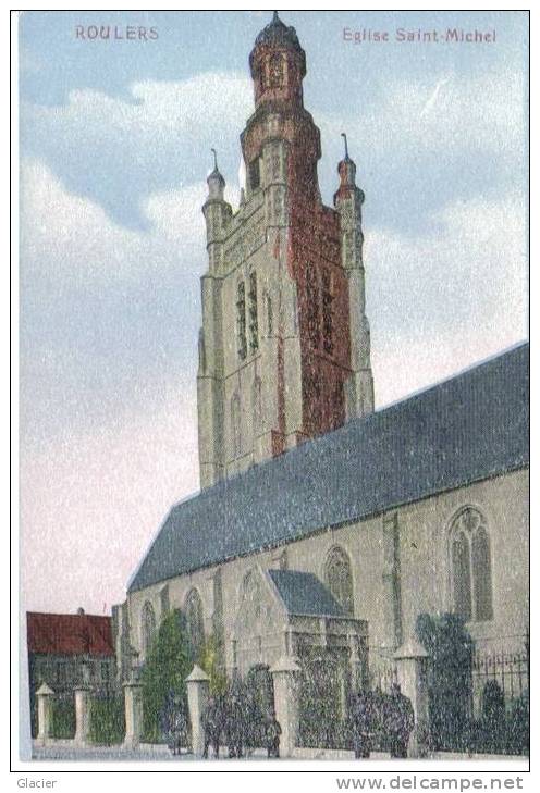 ROULERS - Eglise Saint-Michel - Formaat  12,8 X 8,7 Mm - Roeselare