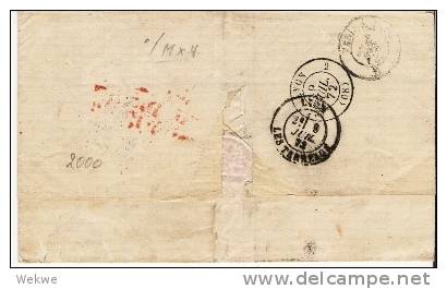 Rl076/ -RUSSLAND -   Petersburg 1872, 18x Paar, 22y Papier Senkrecht Gestreift (Brief, Cover, Letter, Lettre) - Briefe U. Dokumente