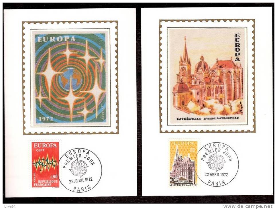 4 CARTES MAXIMUM - TTB- THEME : EUROPA - Dates Visibles Aux Scans. - Collections, Lots & Series