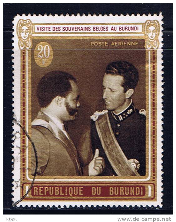RU+ Burundi 1970 Mi 673-74A Staatsbesuch König Baudouin Und Königin Fabiola - Usados