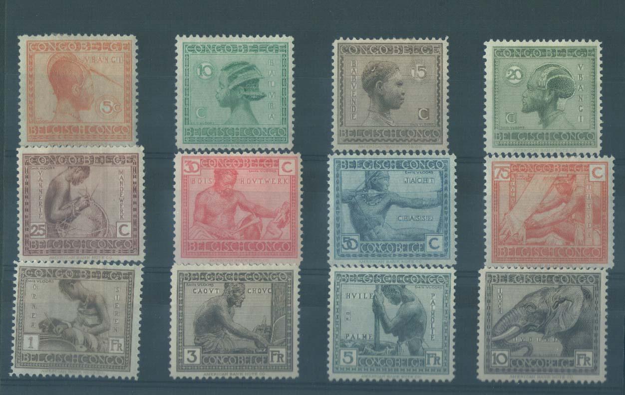 CONGO BELGE N° 106 à 117 * - Unused Stamps