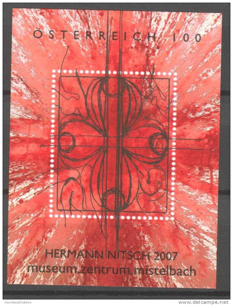 AUSTRIA 2007 ANK 2681 MODERNE KUNST MODERN ART - Unused Stamps