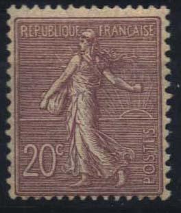 France Semeuse Lignée N°131 ** Bon Centrage - 1903-60 Säerin, Untergrund Schraffiert