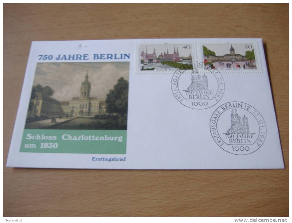 FDC Berlin MiNr. 772-773 750 Jahre Berlin - Andere & Zonder Classificatie