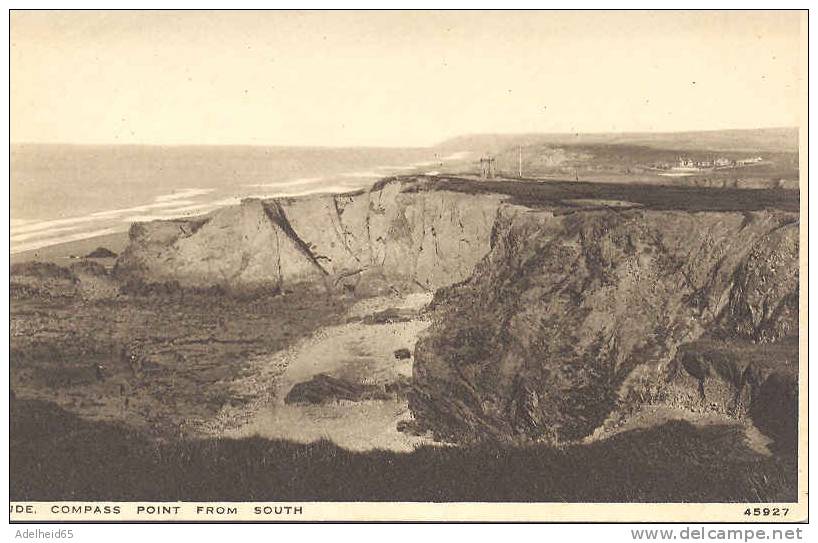 Bude,Compass Point From South, Publ.: Photochrom CO., London And Turnbridge Wells - Altri & Non Classificati