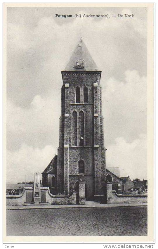 PETEGEM - (bij Audenaarde) De Kerk. - Oudenaarde