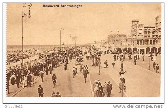 LA HAYE ( DEN HAAG )  ?   -   ** BOULEVARD SCHEVENINGEN **    -    Editeur : S.S.B. - Scheveningen