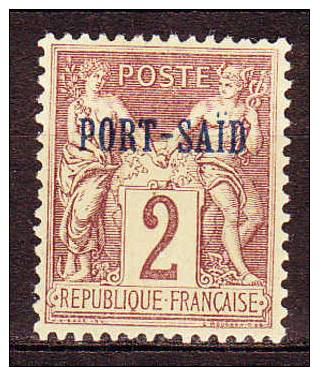 (9452).Port-Saïd 1899  Y&t N°2*. - Autres & Non Classés