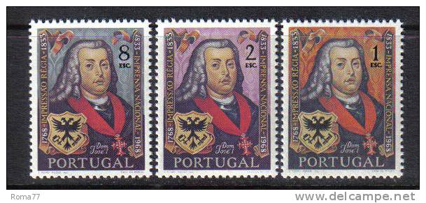 SS332 - PORTOGALLO 1969 ,  Serie N. 1054/1056   *** - Unused Stamps