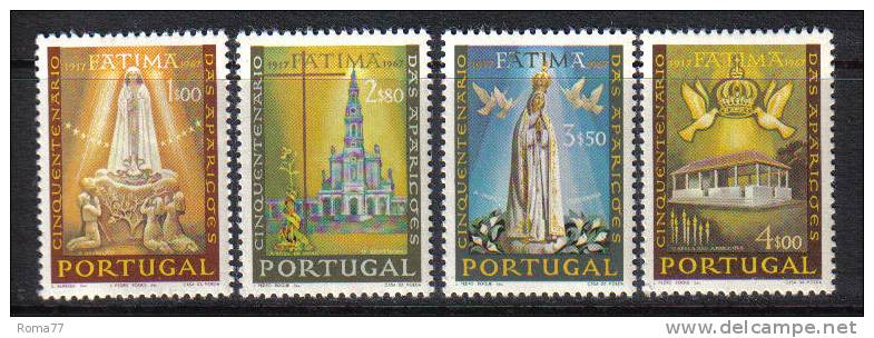 SS336 - PORTOGALLO 1967 , Fatima Serie N. 1010/13  *** - Ungebraucht