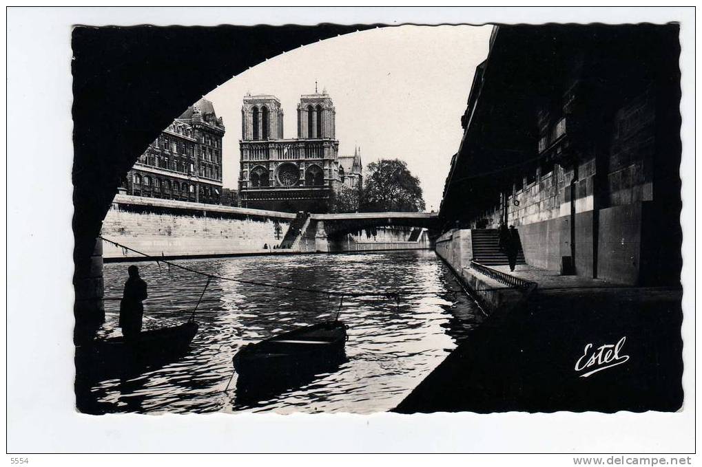 Cpsm 75 PARIS    Sous Les Ponts De Paris - La Seine Et Ses Bords
