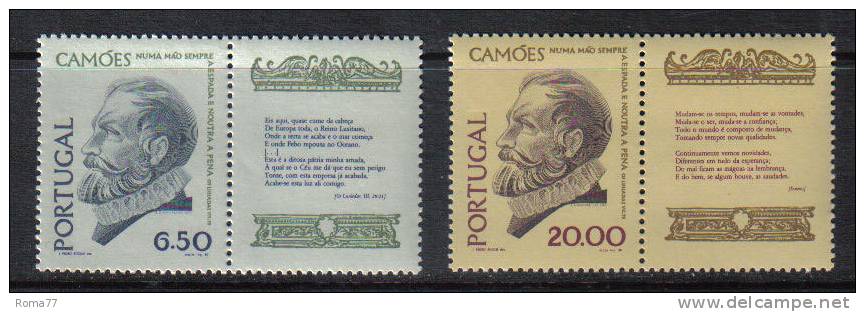 SS341 - PORTOGALLO 1980 , Serie N. 1472/73  *** - Unused Stamps