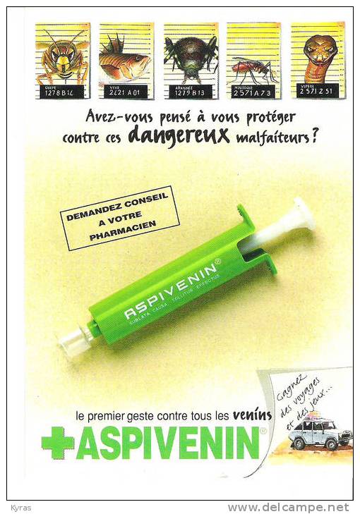 PHARMACIE CPM 10X15    PUB ASPIVENIN - Santé