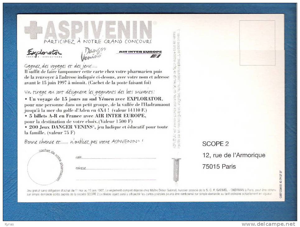 PHARMACIE CPM 10X15    PUB ASPIVENIN - Gesundheit