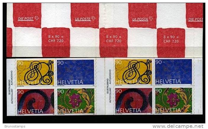 SWITZERLAND/SWEIZ/SUISSE - 1996  SPECIAL OCCASIONS BOOKLET  MINT NH - Postzegelboekjes