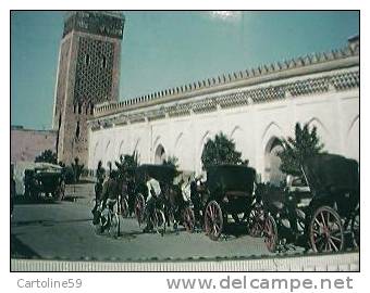 MAROCCO MOSCHEA CARROZZE VB1970 BP16978 Piccola Abrasione - Taxi & Carrozzelle