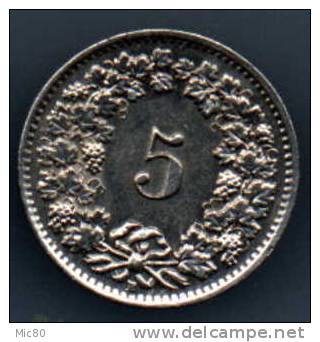 Suisse 5 Rappen 1957 B Sup - Otros & Sin Clasificación