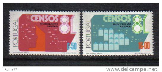 SS350 - PORTOGALLO 1981 ,  N. 1492/1493  *** - Unused Stamps