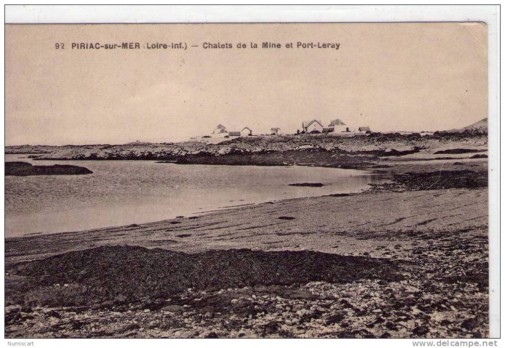 CPA...PIRIAC-SUR-MER BELLE VUE DES CHALETS DE LA MINE ET DU PORT LERAY - Piriac Sur Mer