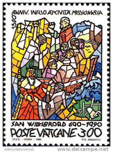 19240) 13º Centenario Dell´inizio Dell´attività Missionaria Di S.Willibrord Serie Completa Nuova Di 3 Valori - Gebraucht