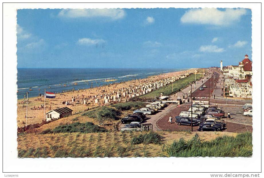 OLD FOREIGN 1582 -  THE NETHERLANDS - HOLLAND - NOORDWIJK AAN ZEE - OLD CARS AUTOMOBILES - Noordwijk (aan Zee)