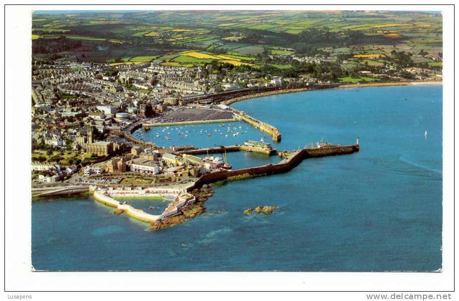 OLD FOREIGN 1835 -  UNITED KINGDOM - ENGLAND - PENZANCE, Cornwall - AERIAL VIEW - Sonstige & Ohne Zuordnung