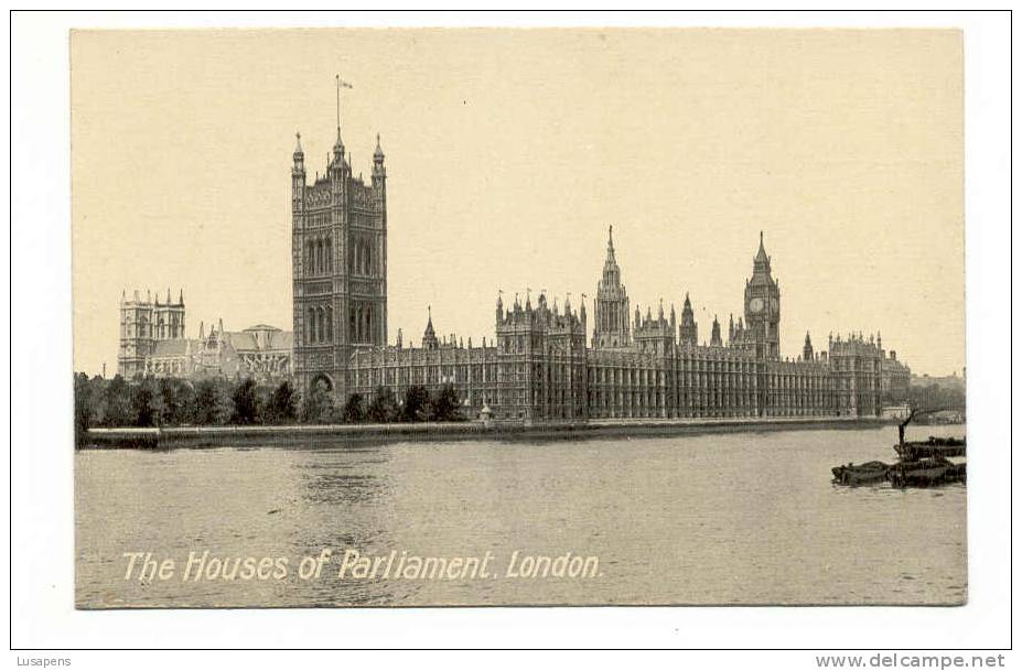 OLD FOREIGN 1849 -  UNITED KINGDOM - ENGLAND - LONDON - THE HOUSES OF PARLIAMENT - Houses Of Parliament