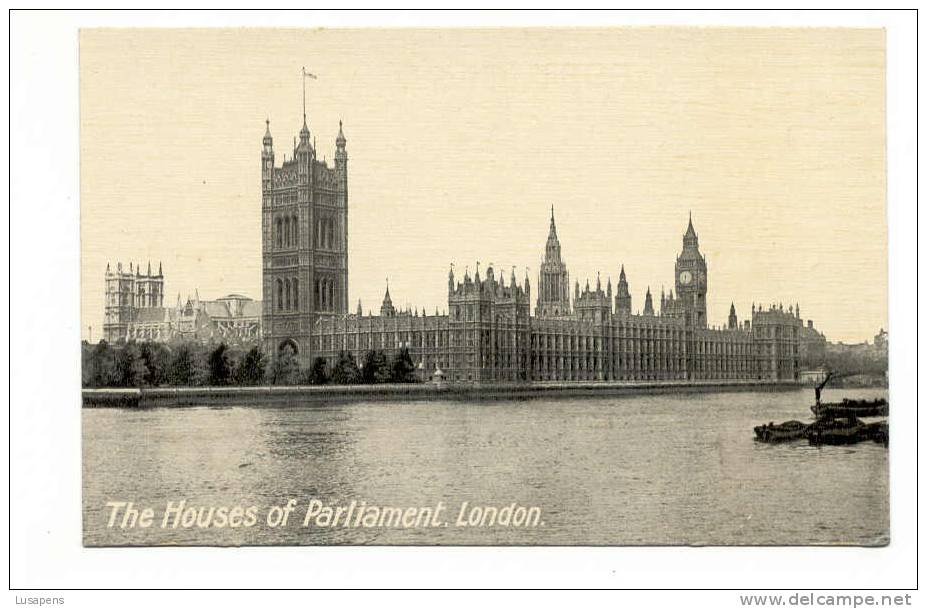 OLD FOREIGN 1853 -  UNITED KINGDOM - ENGLAND - LONDON - THE HOUSES OF PARLIAMENT - Houses Of Parliament