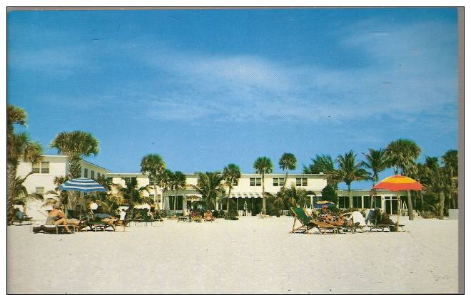 Surf & Sand Hotel, Lido Beach, Sarasota, Florida, FL, 1956 Modern Chrome Postcard # 3435 - Sarasota