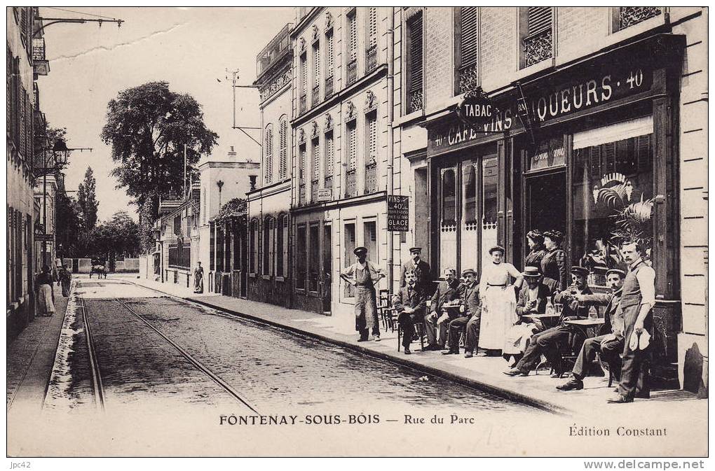 Fontenay Sous Bois Rue Du Parc(1 Plie Haut Guauche) - Fontenay Sous Bois