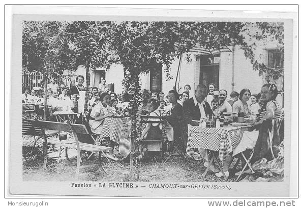 73 )) CHAMOUX SUR GELON, Pension "la Glycine", ANIMEE, (restaurant) - Chamoux Sur Gelon
