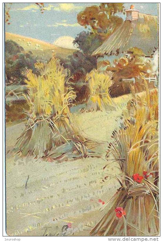 Rural Scene, Scène Au Campagne, 1907 Publ. Ernest Lister, London  Harrisburg And Maclay STA Postmark - Sonstige & Ohne Zuordnung