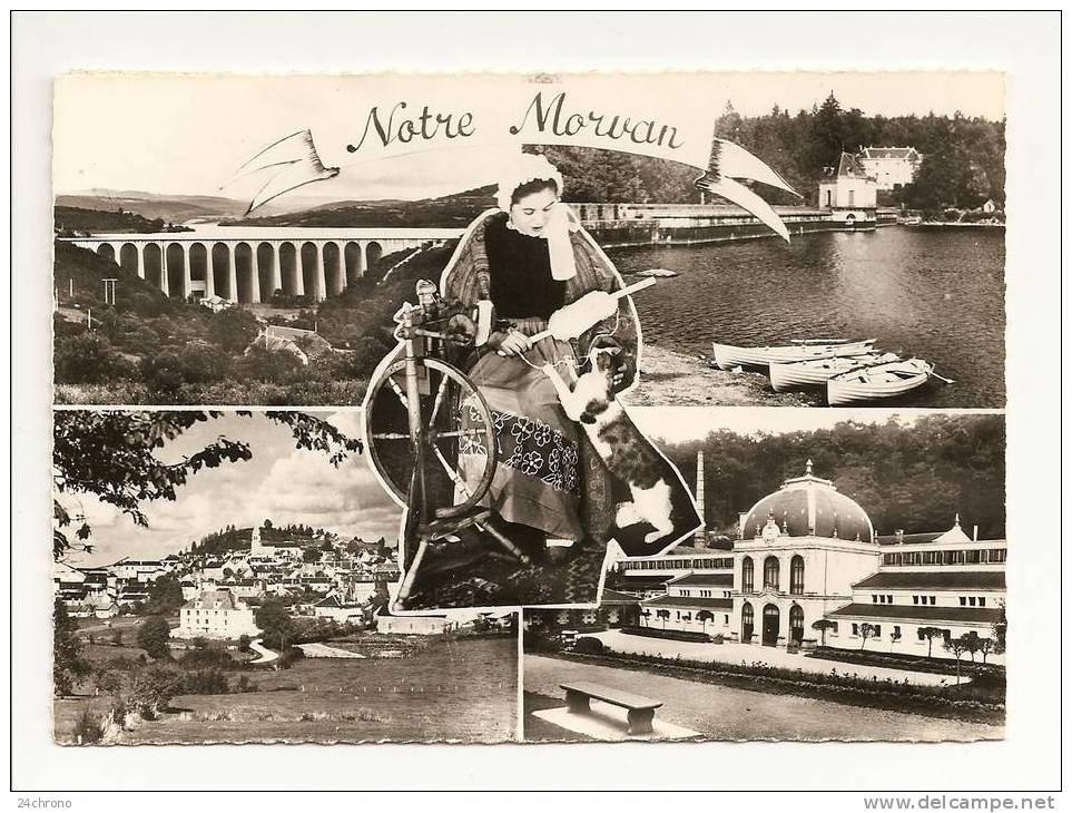 Notre Morvan: Barrage De Panneciere, Lac Des Settons, Chateau Chinon, Saint Honore Les Bains, Fileuse, Chat (09-200) - Chateau Chinon