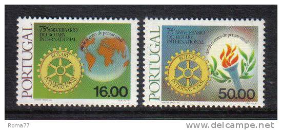 SS375 - PORTOGALLO 1980 , Rotary N. 1458/59  *** - Nuevos