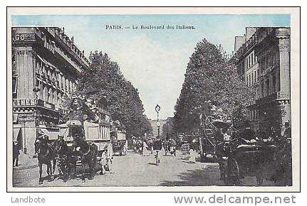 Paris Le Boulevard Des Italiens - Arrondissement: 02