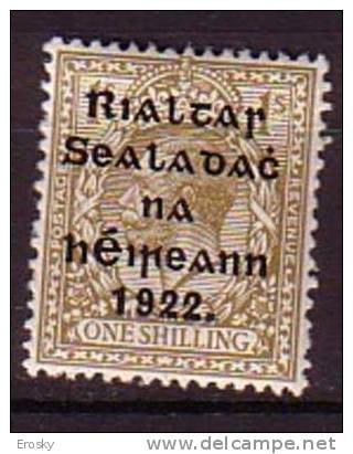 Q0682 - IRLANDE IRELAND Yv N°24 ** LARGE OVERPRINT - Unused Stamps