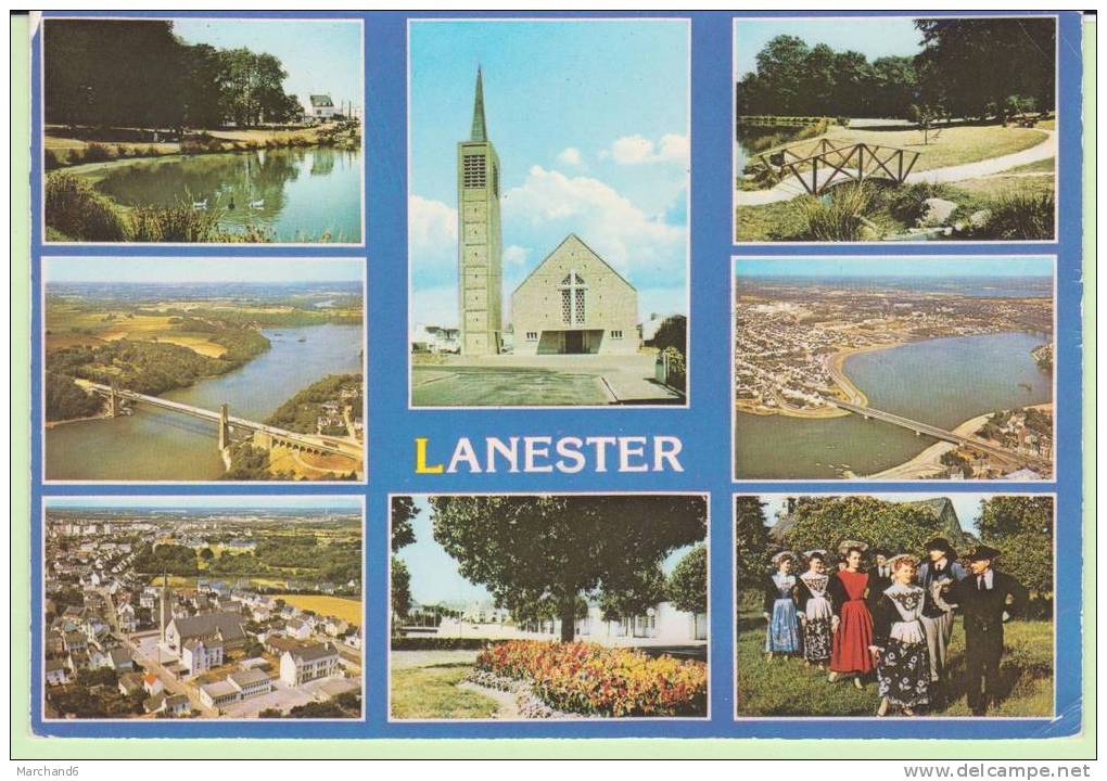 MORBIHAN.LANESTER.VUES DIVERS    ..MODERNE  Cp Coin Plie A Droit Léger - Lanester