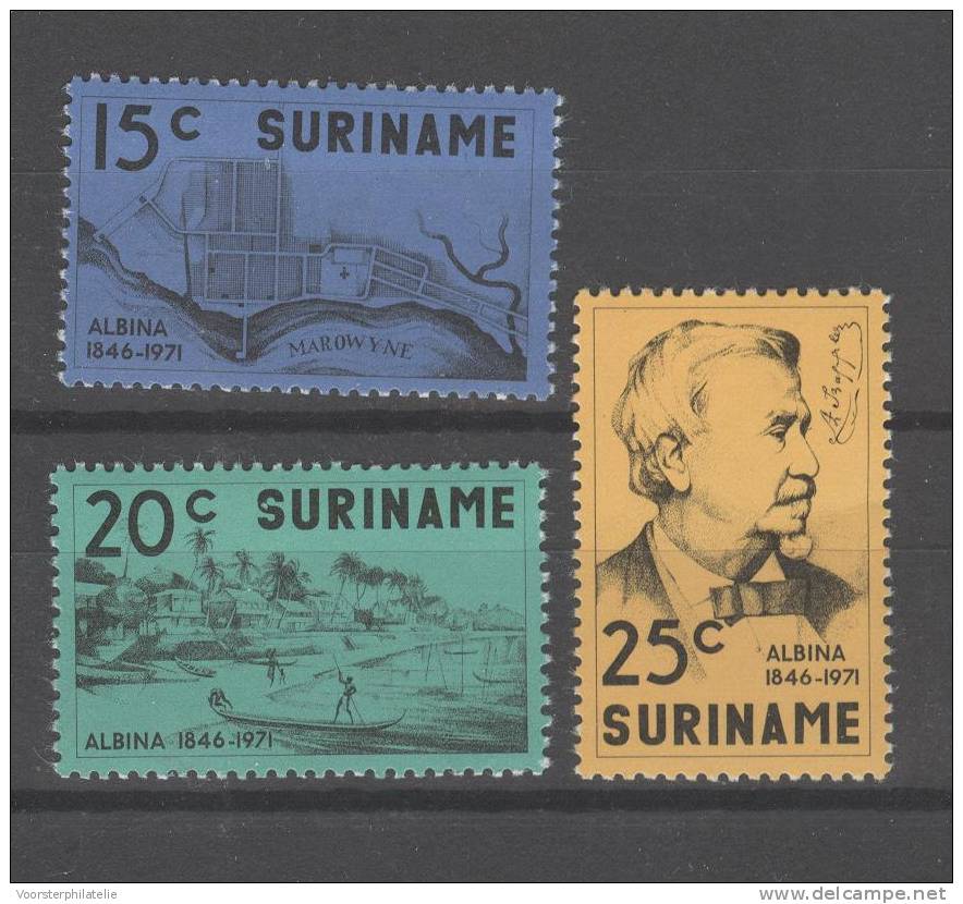 SURINAME 1971 NVPH 574-76 - Surinam ... - 1975