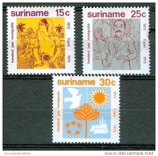 SURINAME 1973 NVPH 600-02 - Suriname ... - 1975