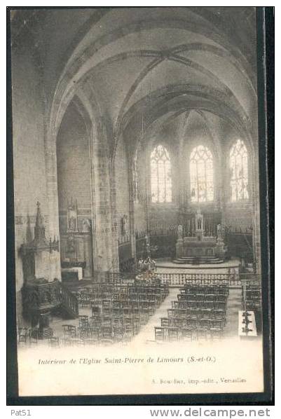 ESSONNE - Limours : Intérieur De L´Eglise Saint Pierre - Limours