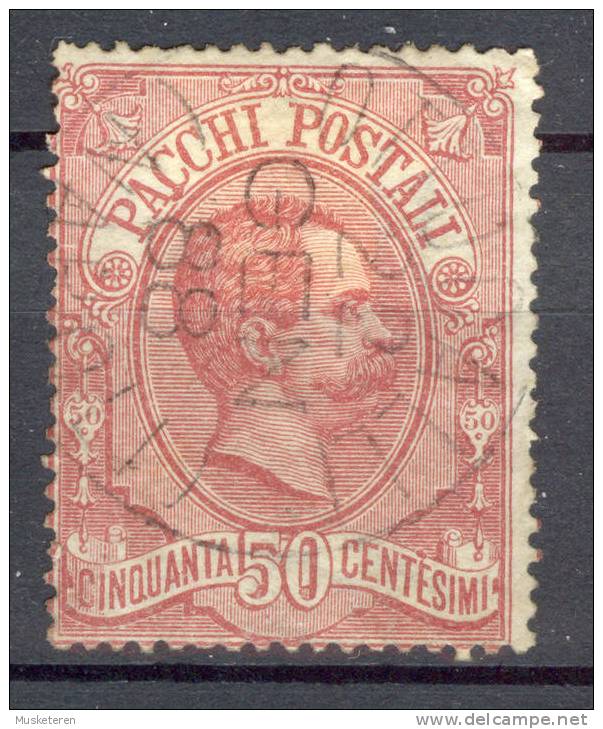 Italy Parcel Post Mi. 3 King Umberto I. Deluxe Cancel Ottocalli Napoli 22 Gen 88 - Colis-postaux