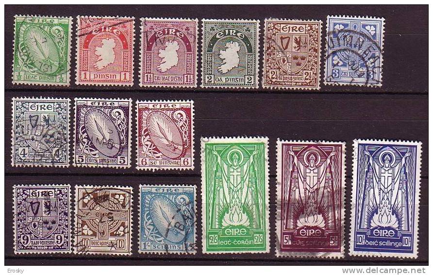 Q0157 - IRLANDE IRELAND Yv N°78/92 - Used Stamps